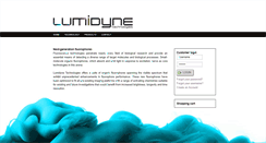 Desktop Screenshot of lumidynetechnologies.com