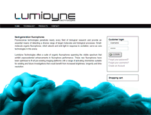 Tablet Screenshot of lumidynetechnologies.com